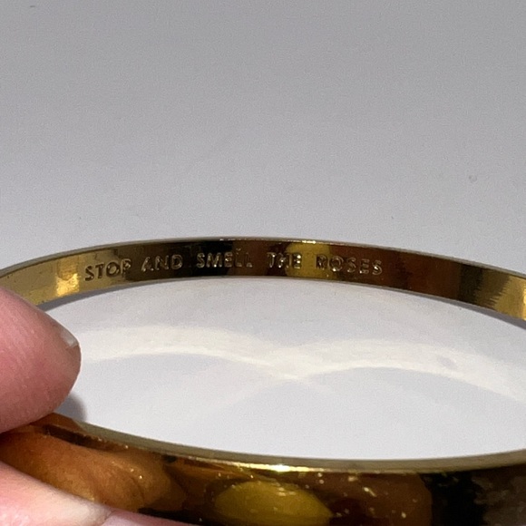 Four Kate Spade Message Bangle Set - Picture 10 of 12